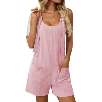 Twisted Strap Knit Jumpsuit