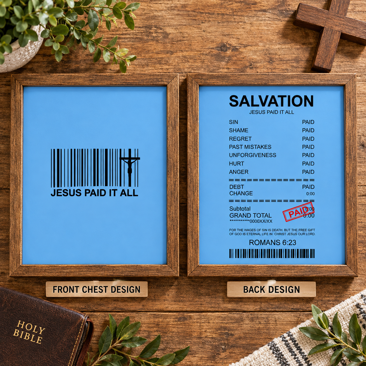 JESUS PAID Graphic Shirt