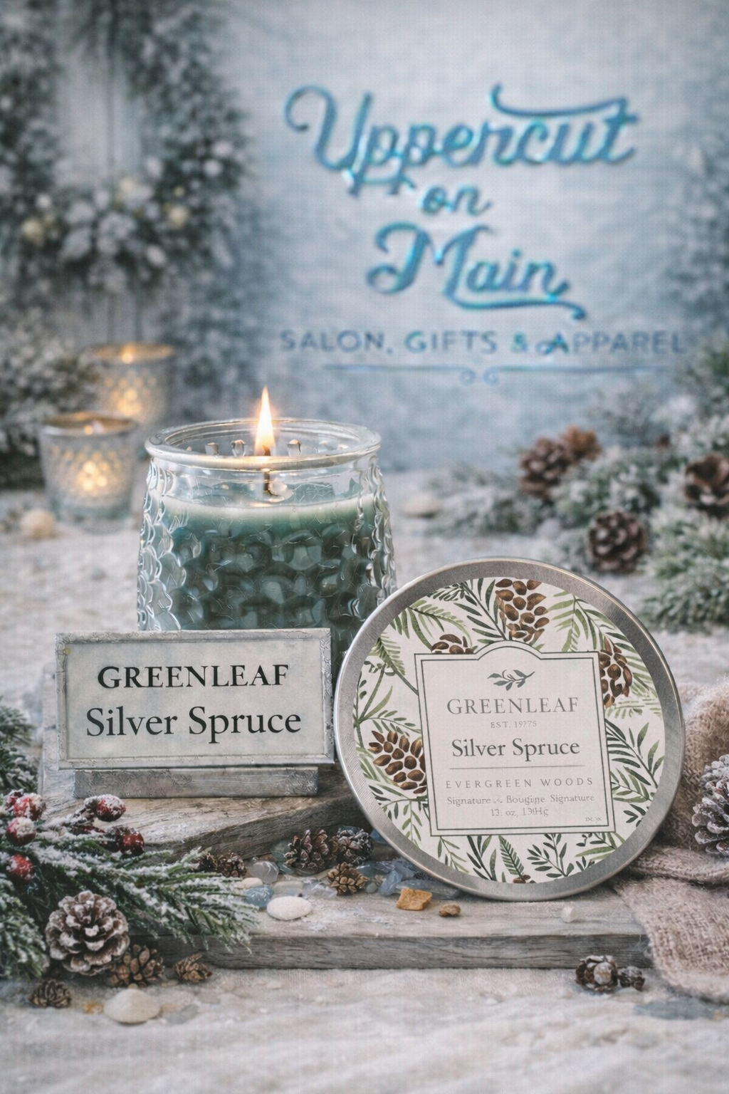 GREENLEAF Silver Spruce Candle