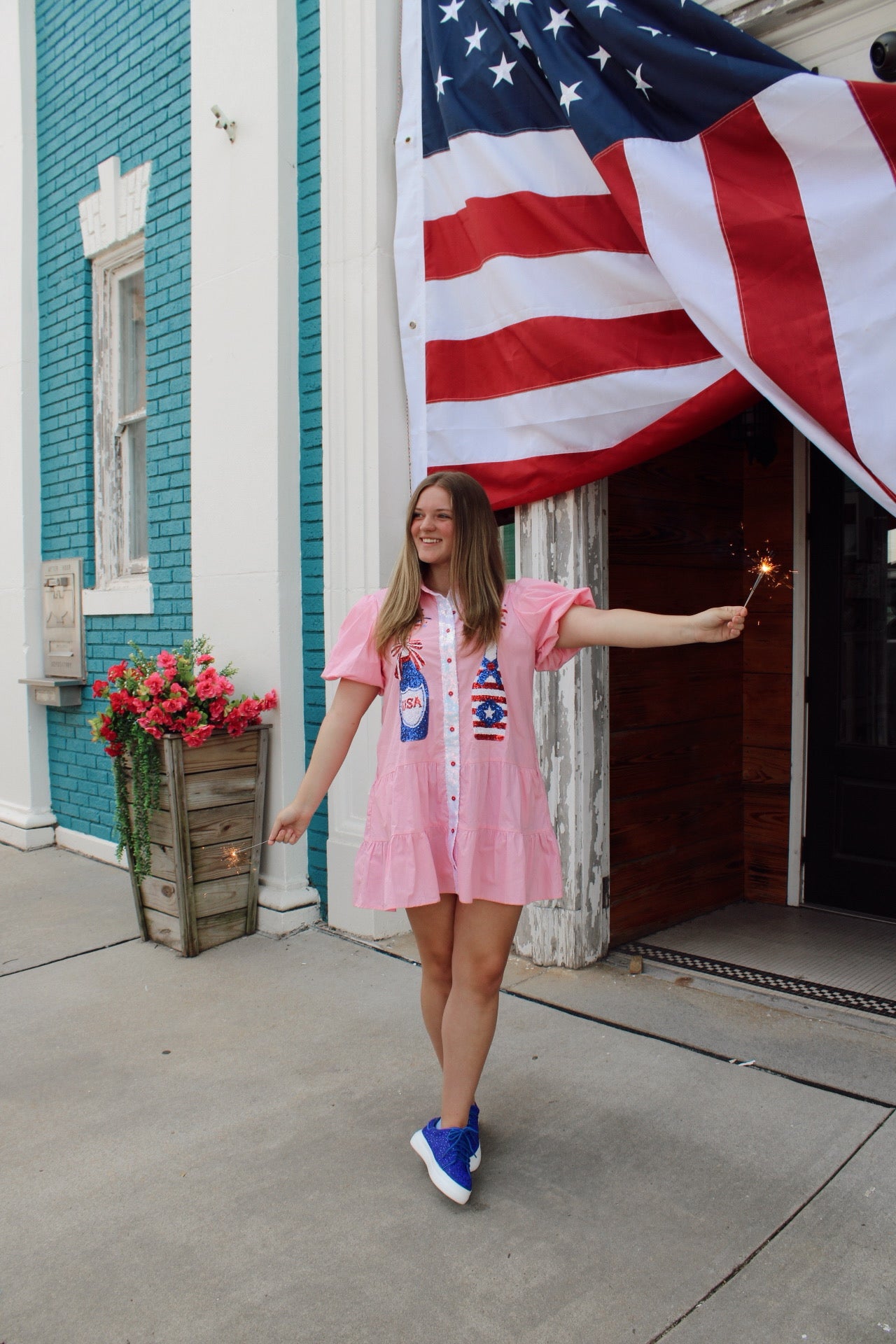 Patriotic Sequin Dress