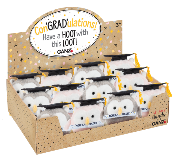 GANZ Mini Graduation Owls