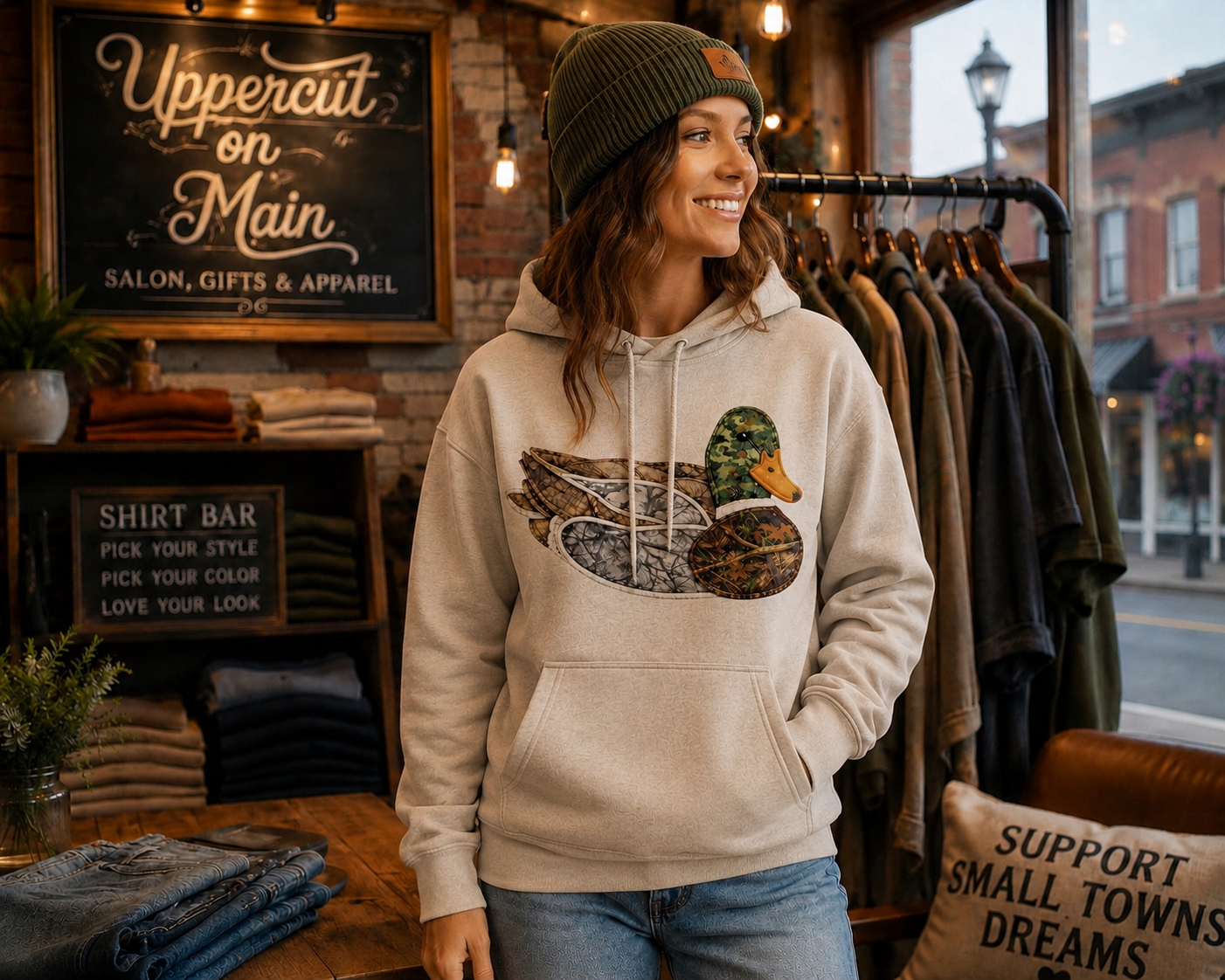 CAMO PATCHWORK DUCK Custom Shirt
