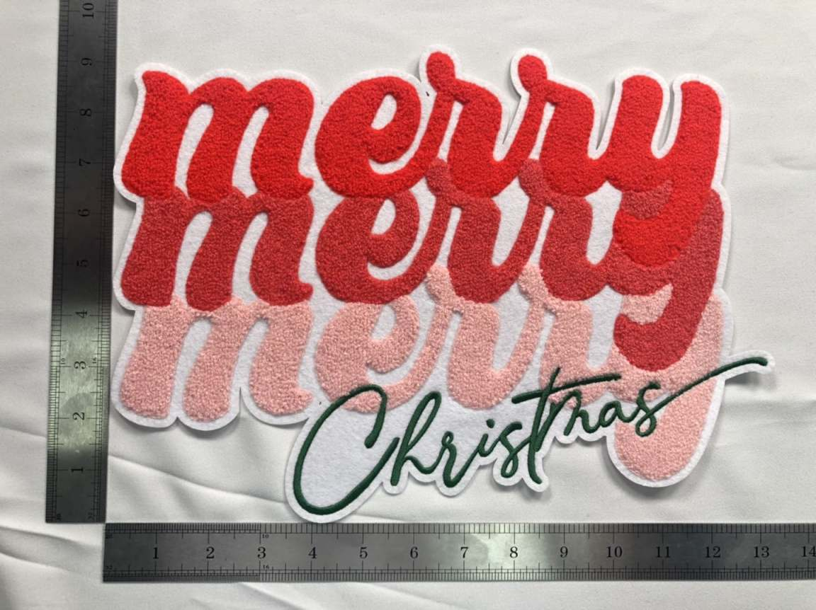 Chenille Iron-on Patches: