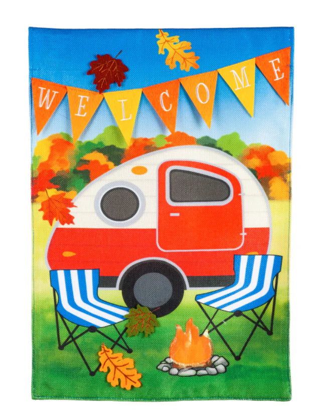EVERGREEN Fall Garden Flag