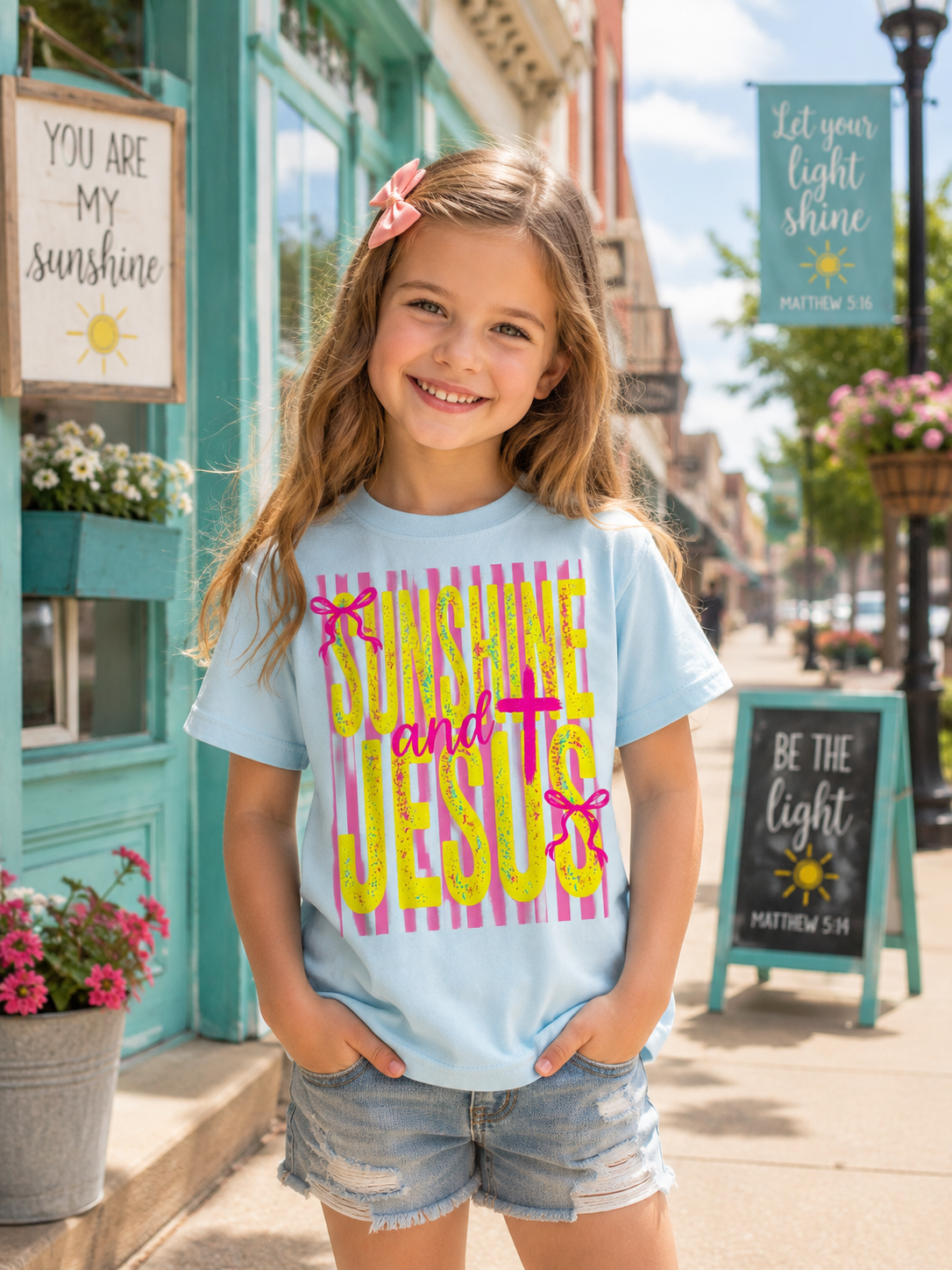 Youth SUNSHINE & JESUS Custom Shirt