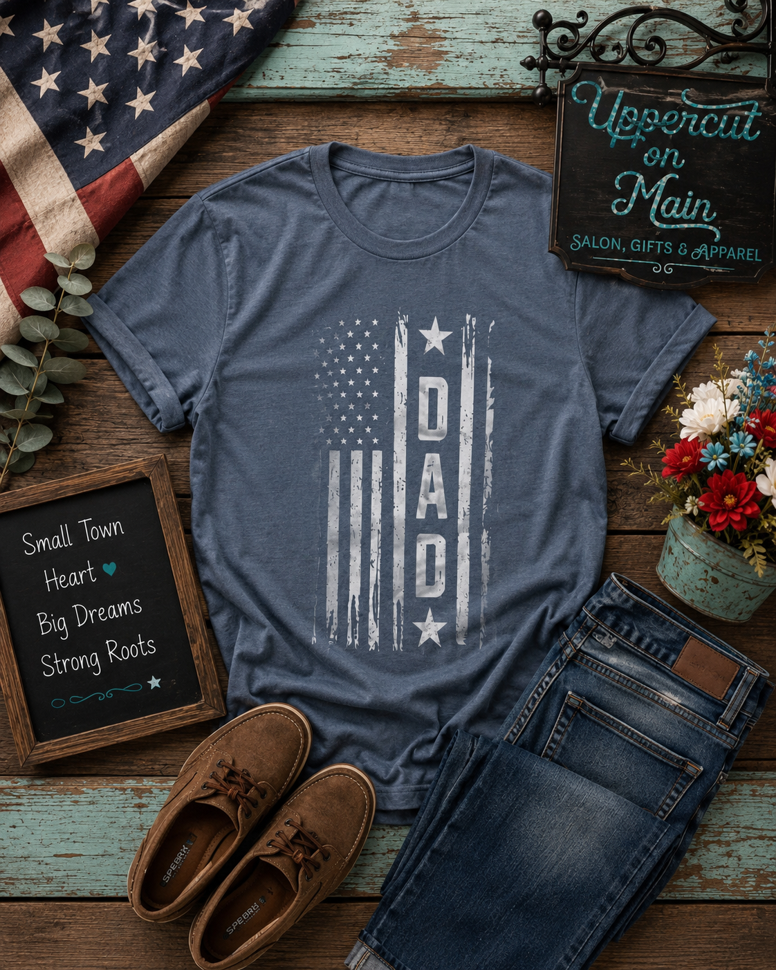 RUSTIC FAMILY FLAG Custom Shirt