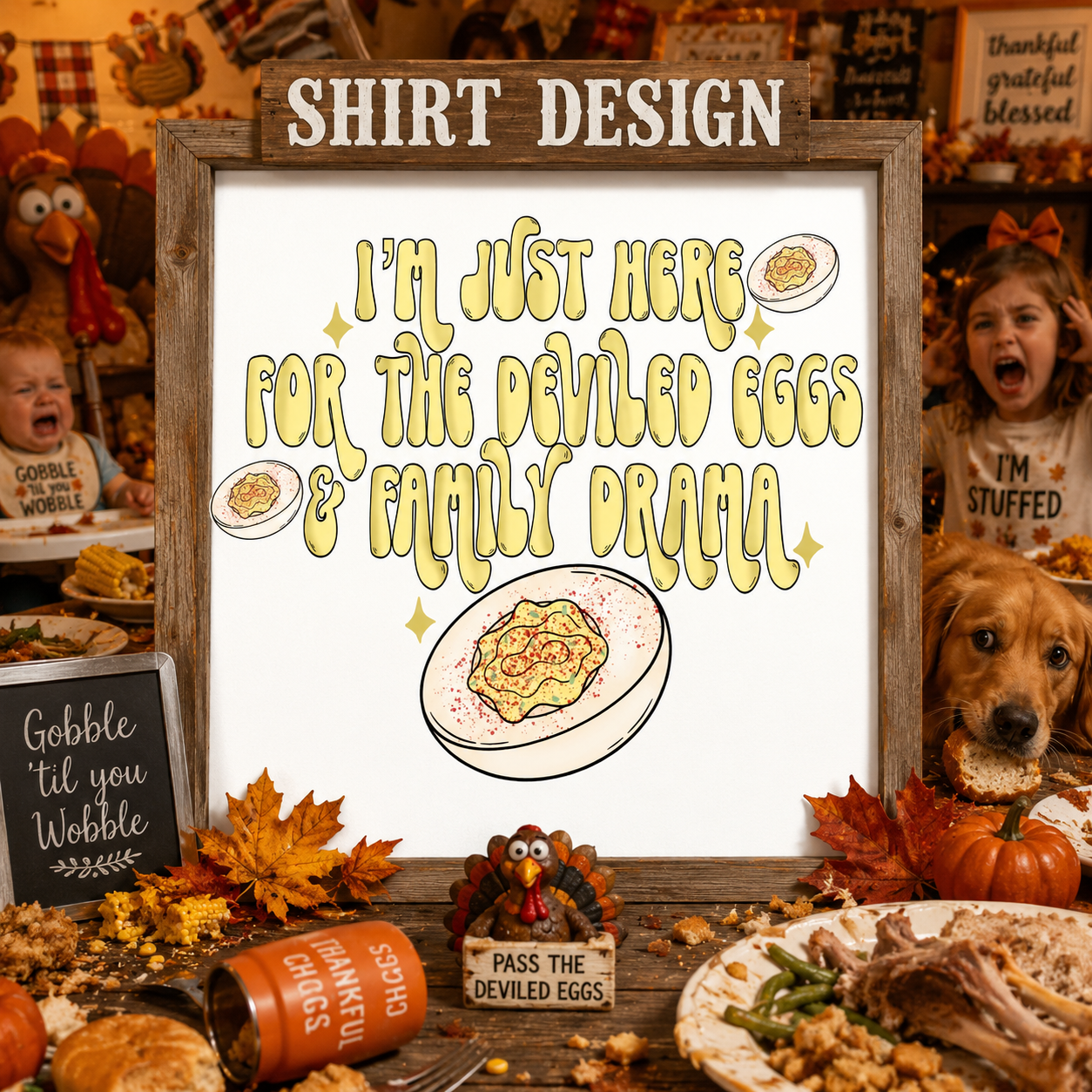 DEVILED EGGS & FAMILY DRAMA Shirt
