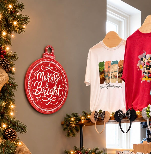 Merry And Bright Metal Sign