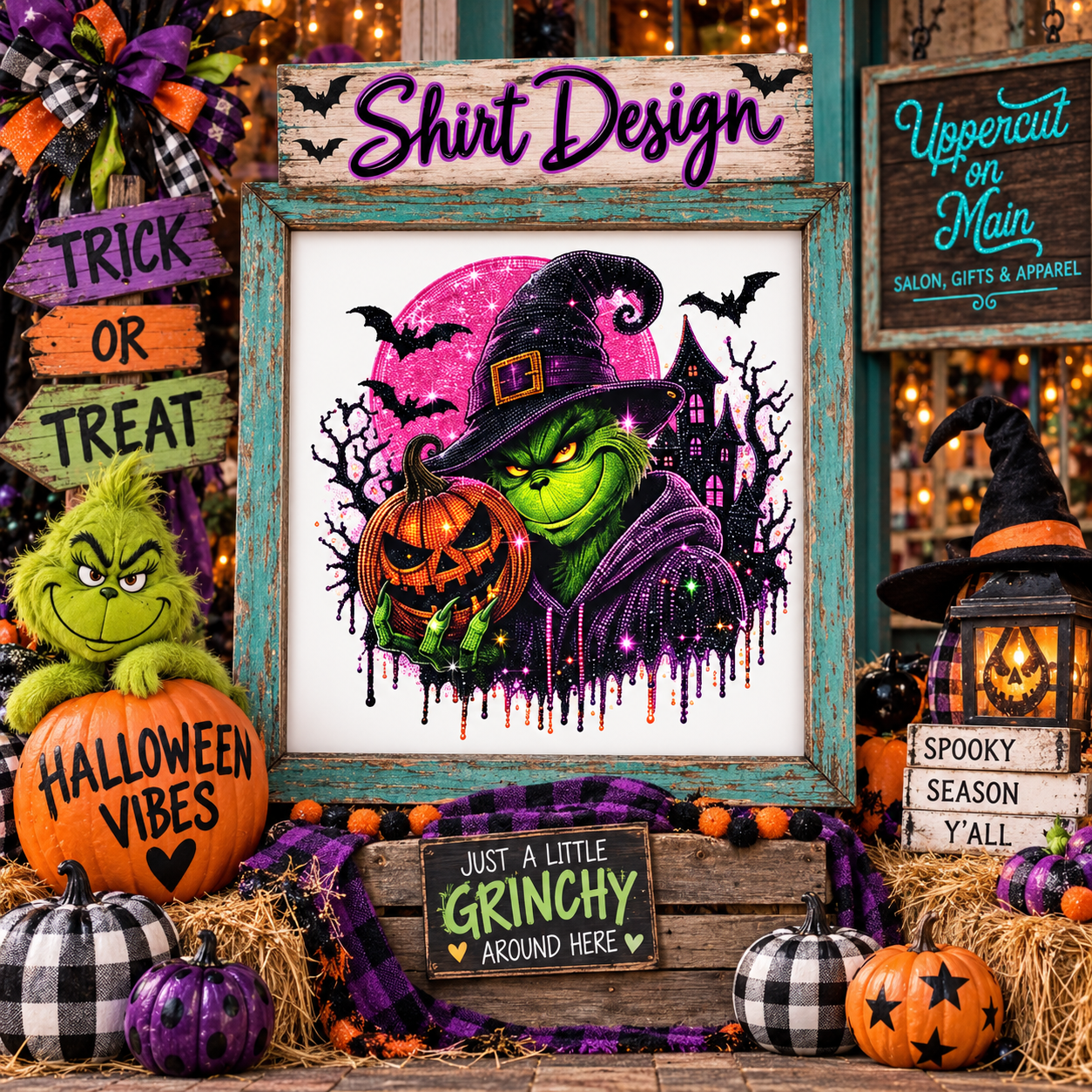 Halloween GRINCH Graphic Shirt