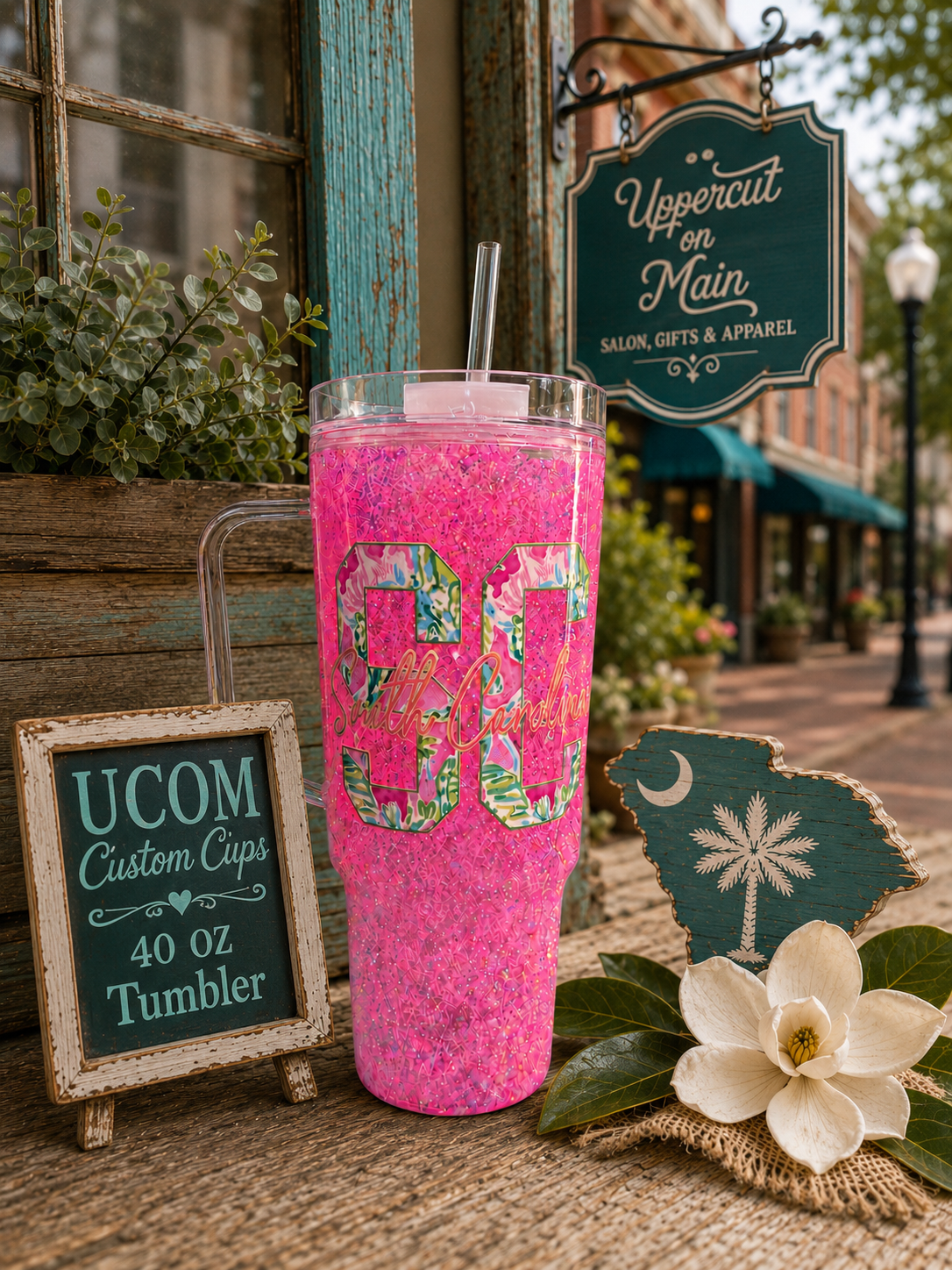 SOUTH CAROLINA 40 OZ Snowglobe Tumbler