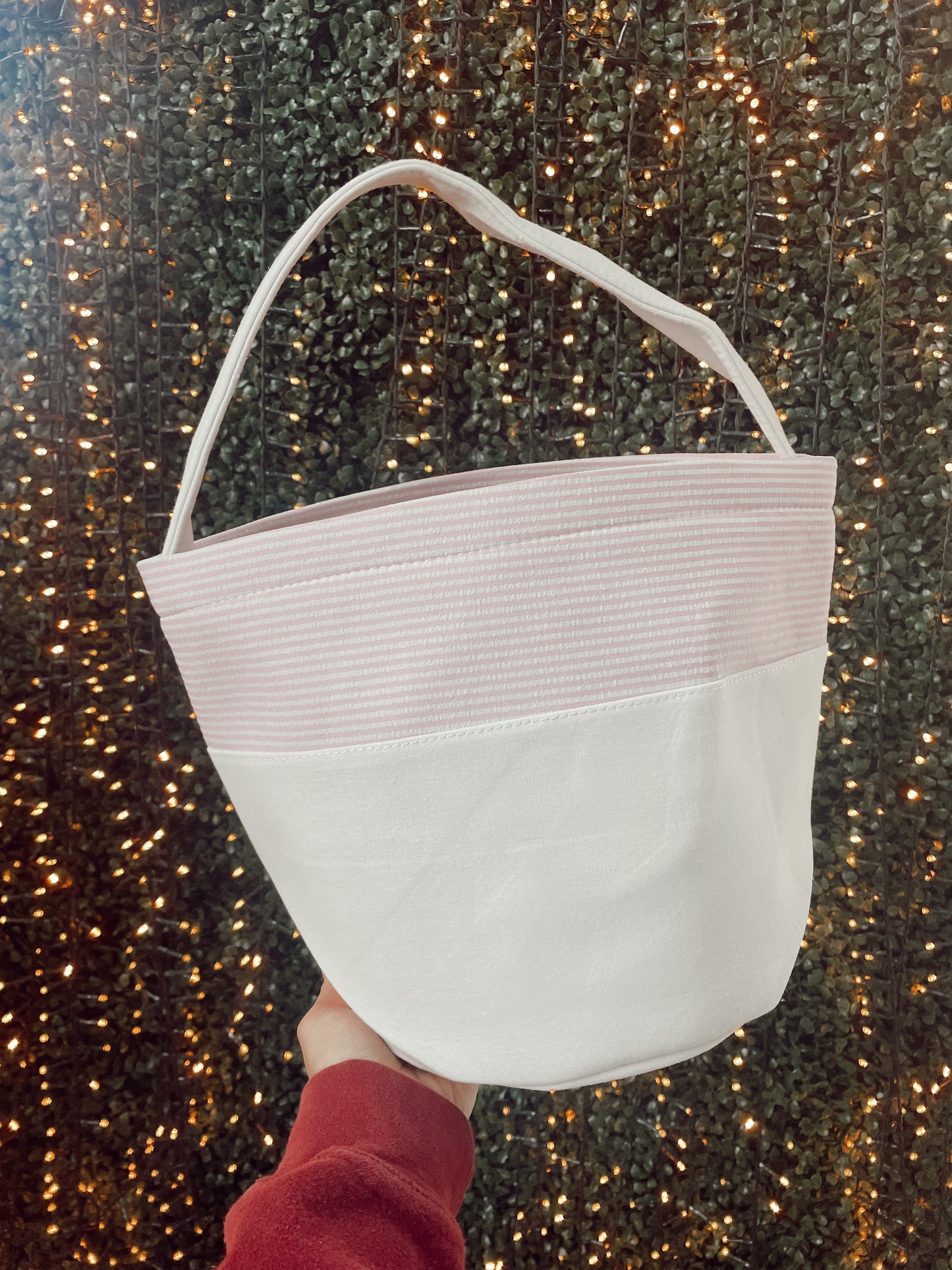 Seersucker Easter Baskets