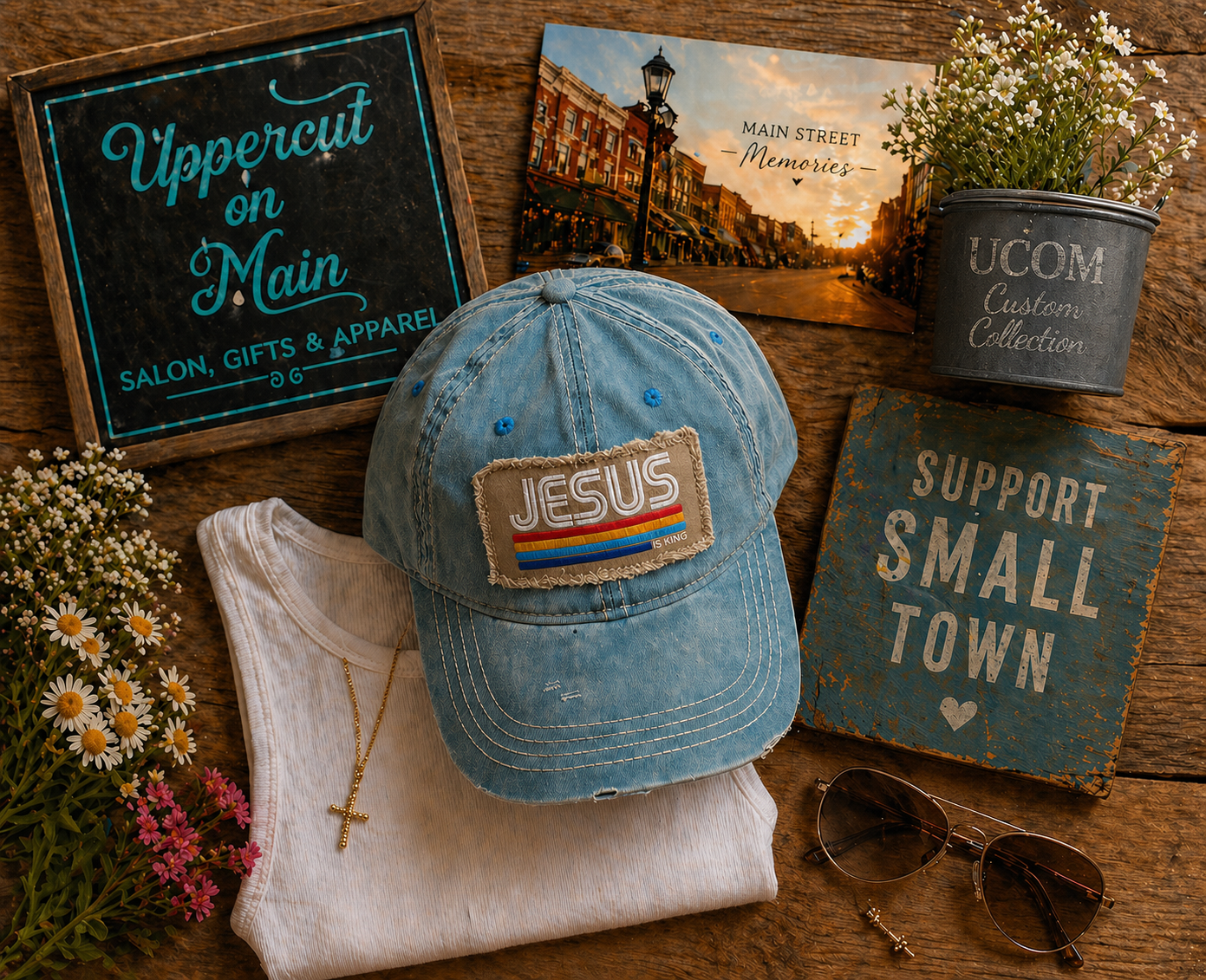 JESUS is KING Custom Hat