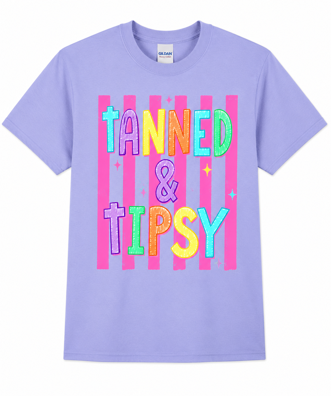 Neon Tanned & Tipsy Custom Shirt