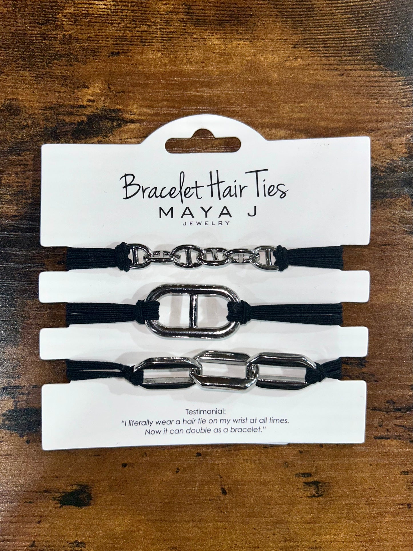 MAYA J Bracelet Hair Ties