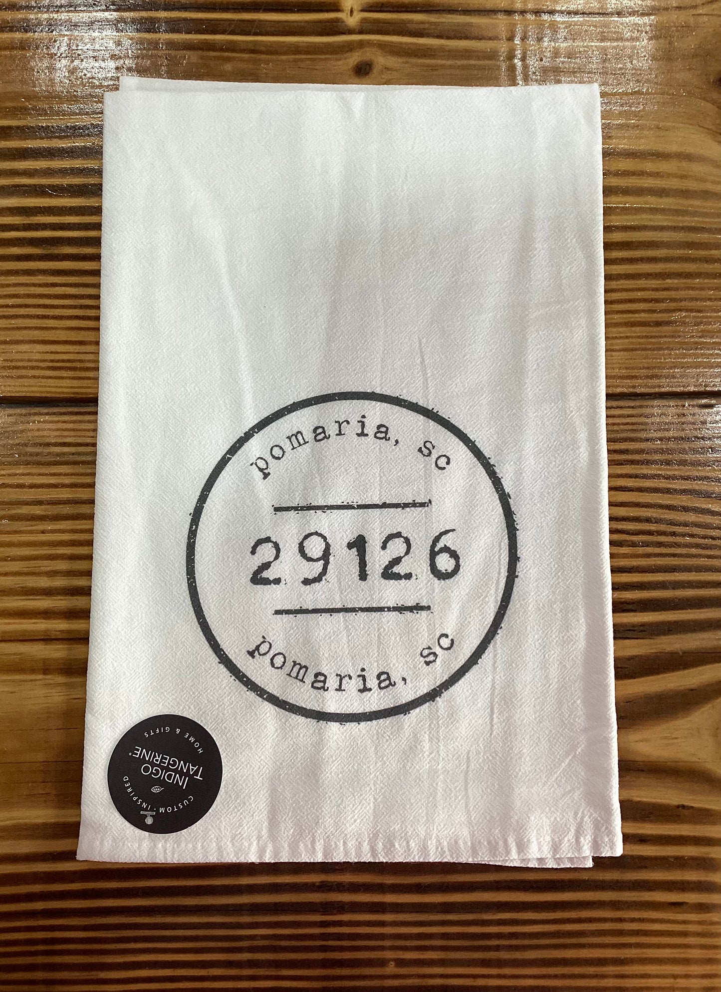 Postmark Stamp Zip Tea Towel