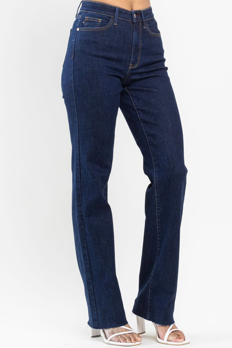 JUDY BLUE High Waist Vintage Straight Cut Jeans