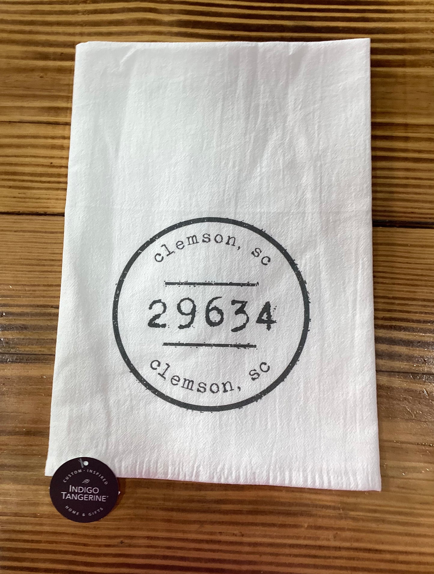 Postmark Stamp Zip Tea Towel