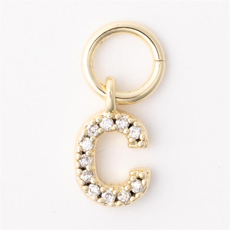 MICHELLE MCDOWELL Earring Initial Charms