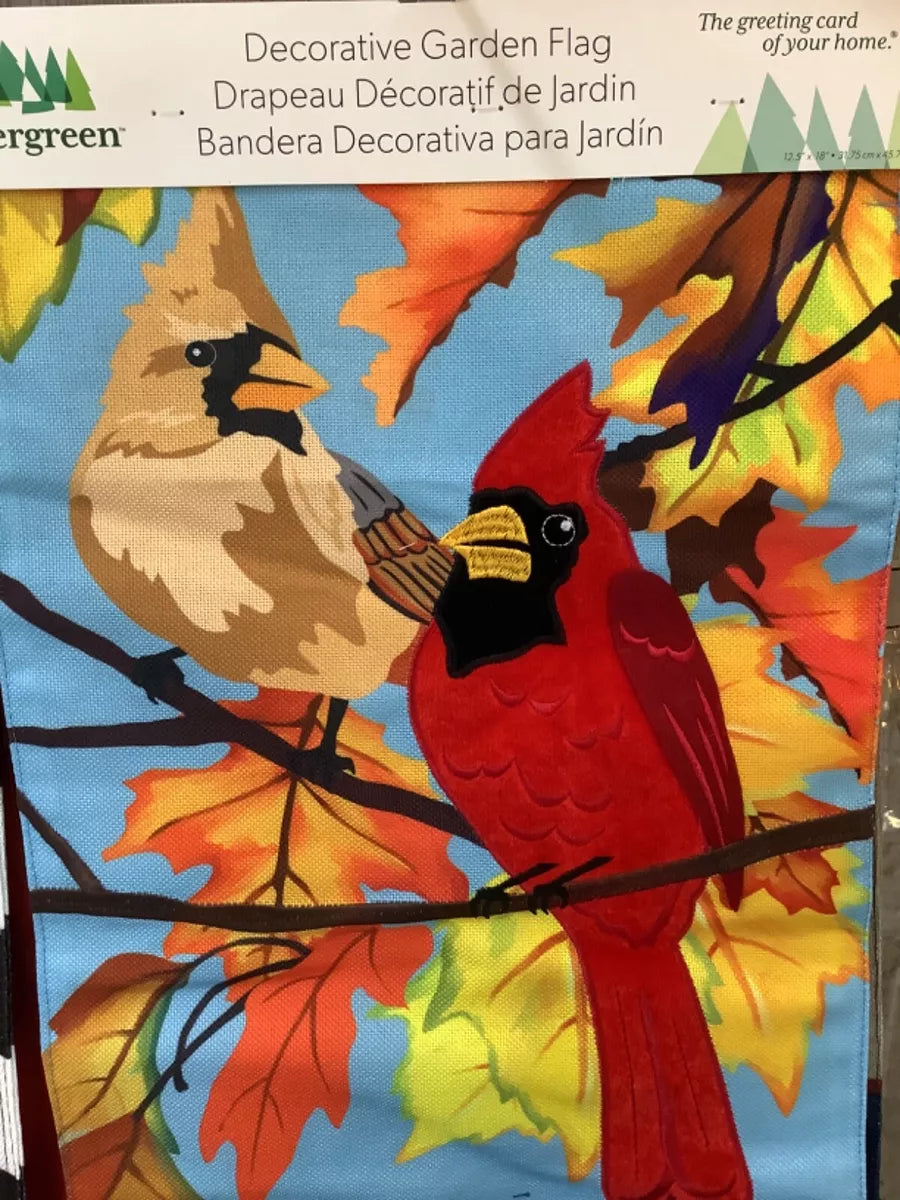 EVERGREEN Fall Garden Flag