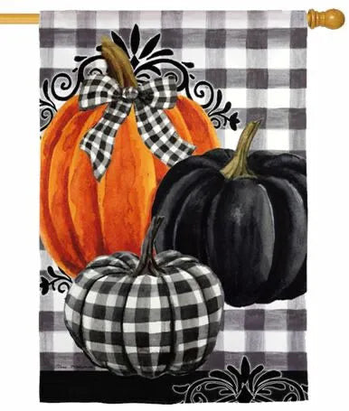 Evergreen Fall House Flag