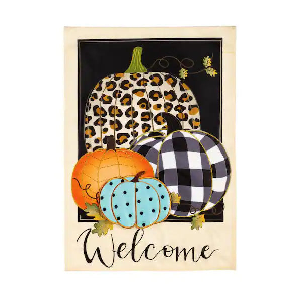 Evergreen Fall House Flag