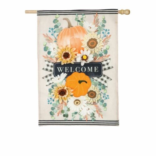 Evergreen Fall House Flag