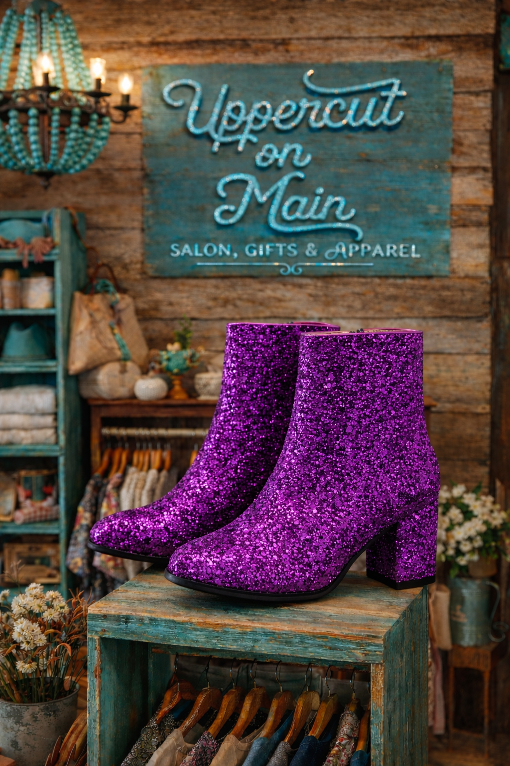 CORKYS Razzle Dazzle Glitter Booties