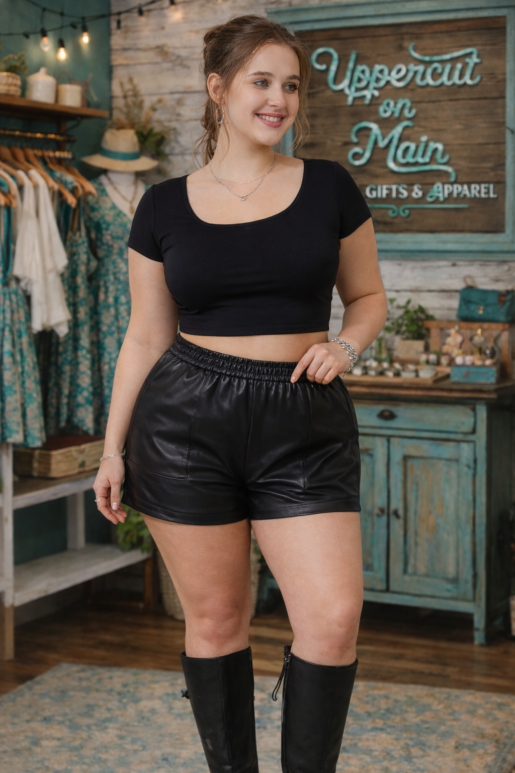 Square Neck Crop Top