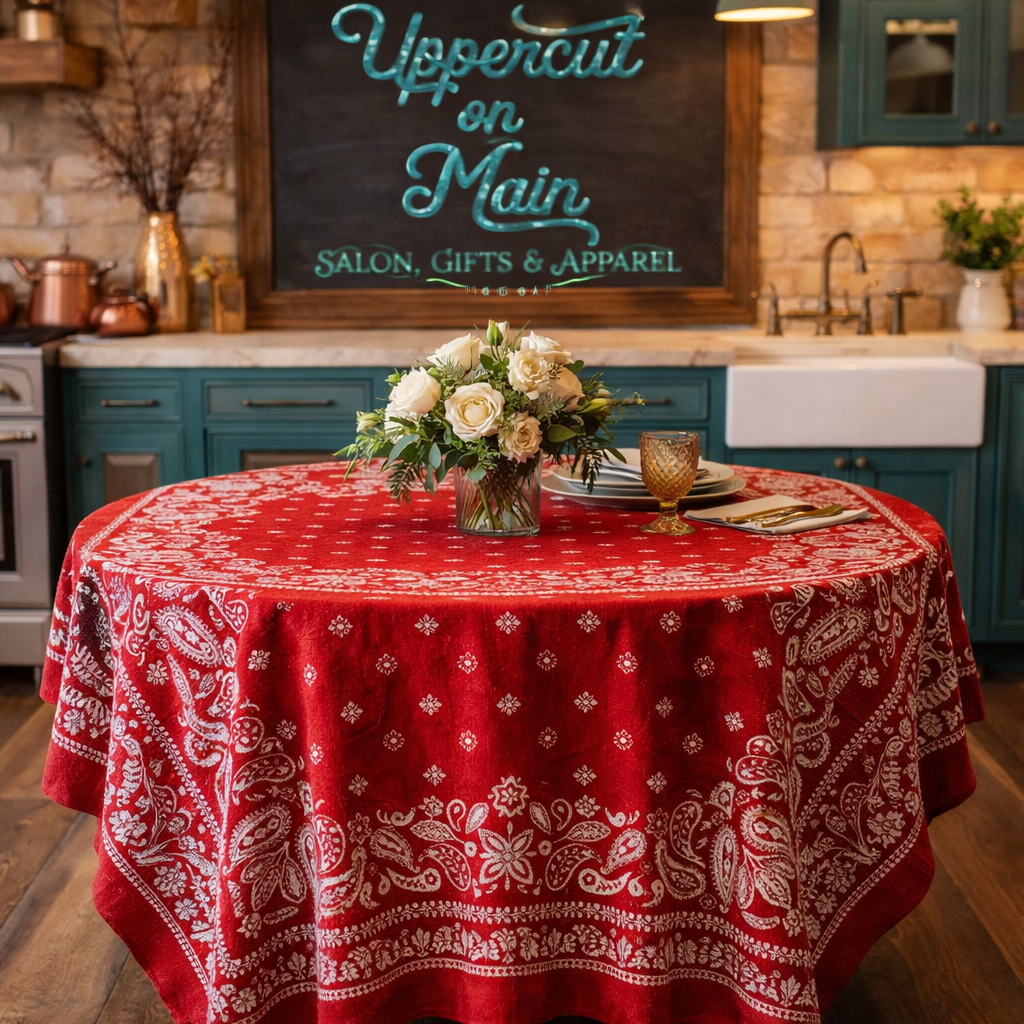 RED BANDANNA Table Clothe