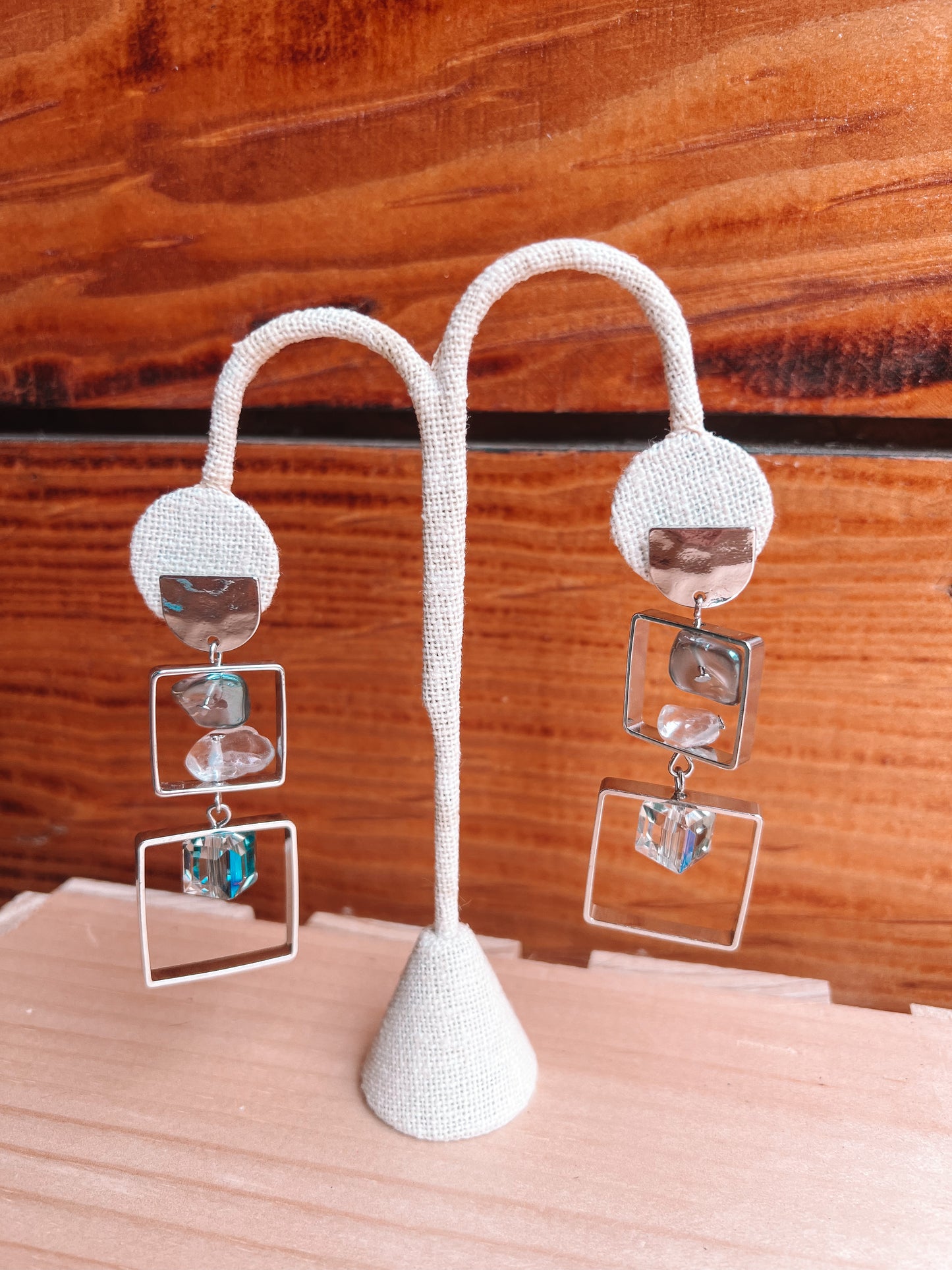 GANZ Square Earrings