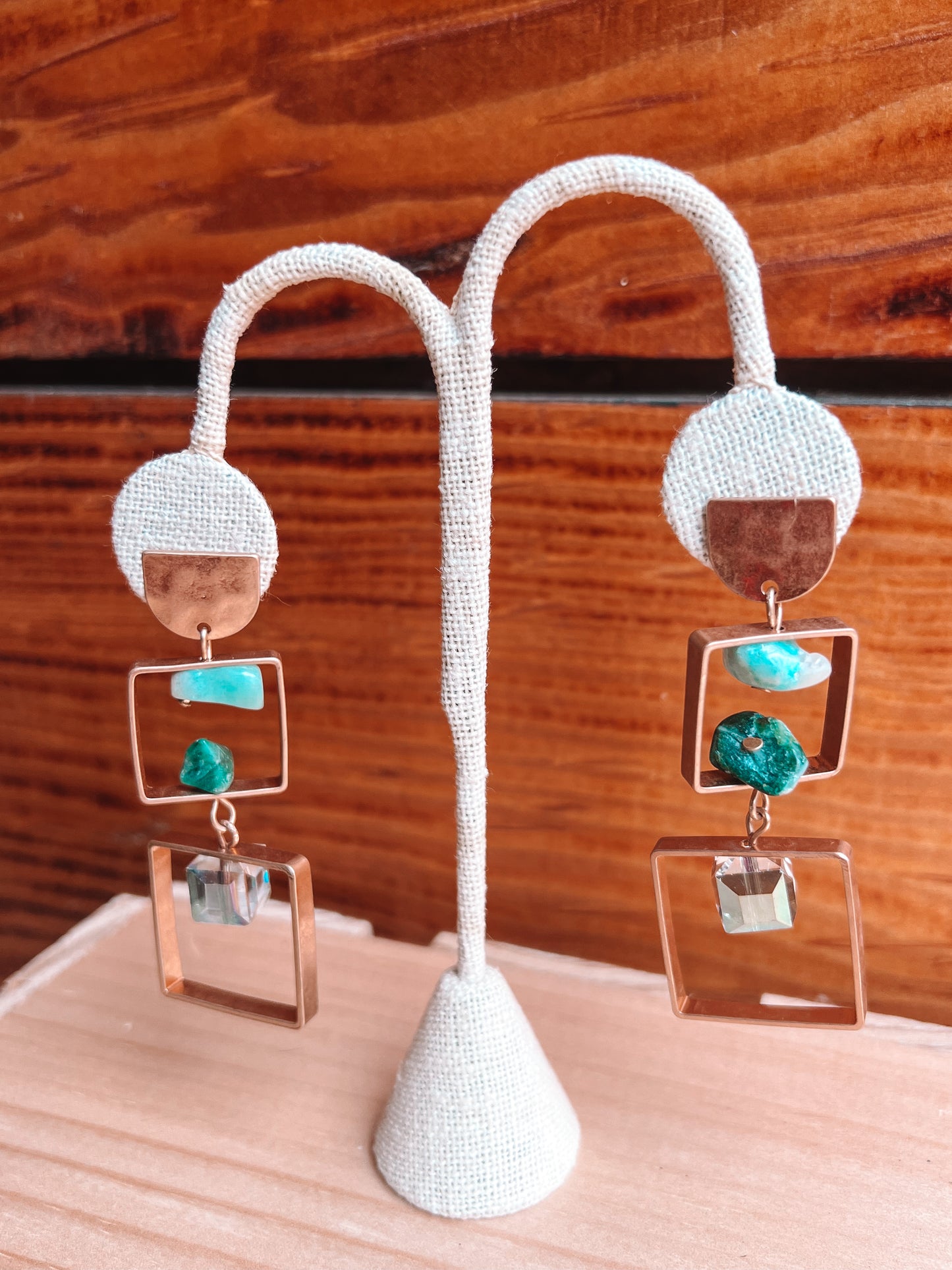 GANZ Square Earrings