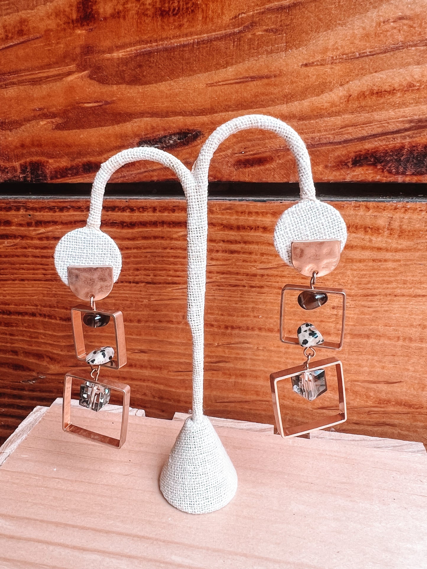 GANZ Square Earrings