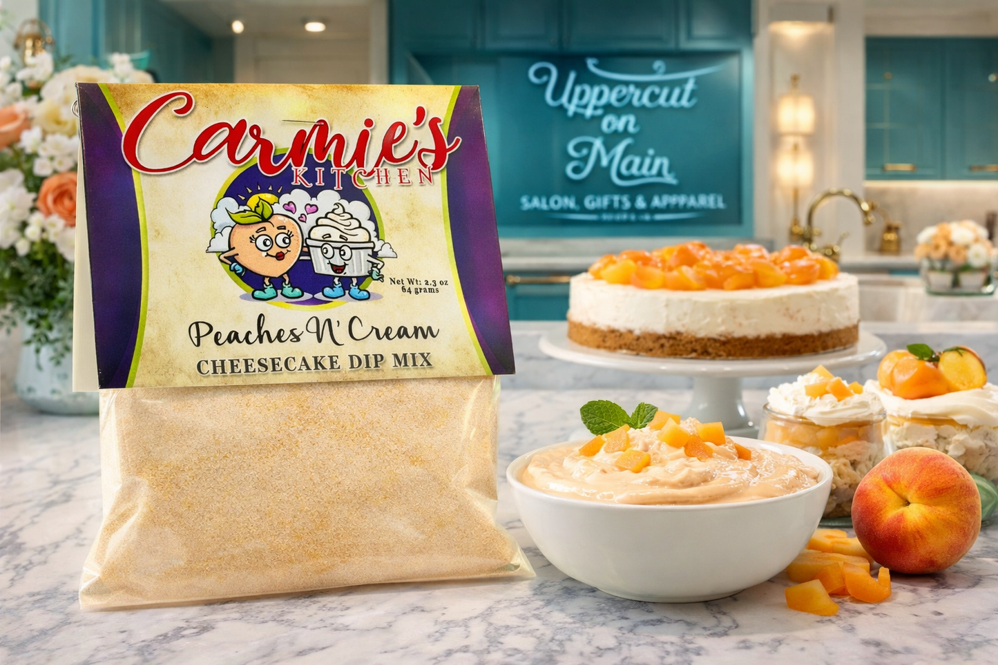 CARMIE’S Desserts PEACHES N CREAM