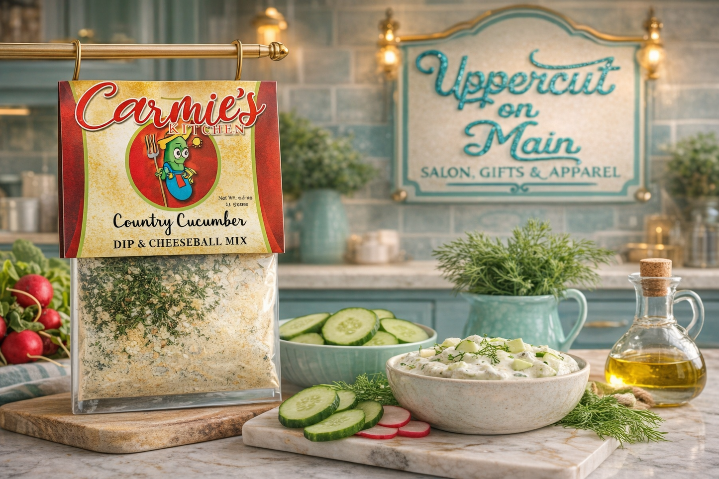 CARMIE’S Kitchen COUNTRY CUCUMBER