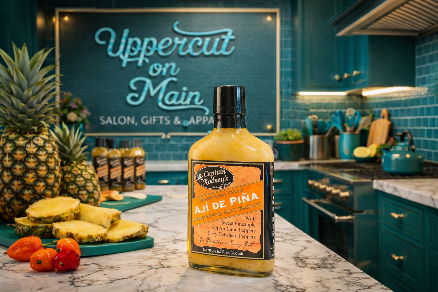 CAPTAIN RODNEYS Aji De Pina Pineapple Hot Sauce
