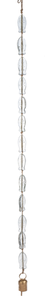 GANZ Glass Fish Windchime