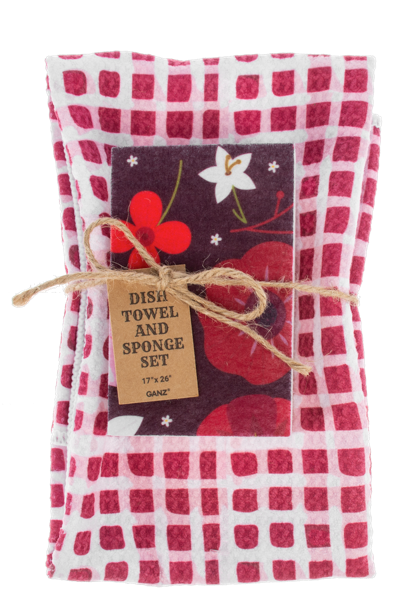 GANZ Dish Towel Sponge Sets