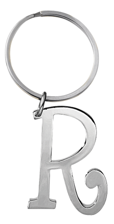 GANZ Initial Keychain