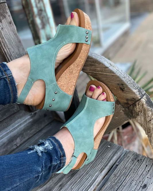 Turquoise Wedges