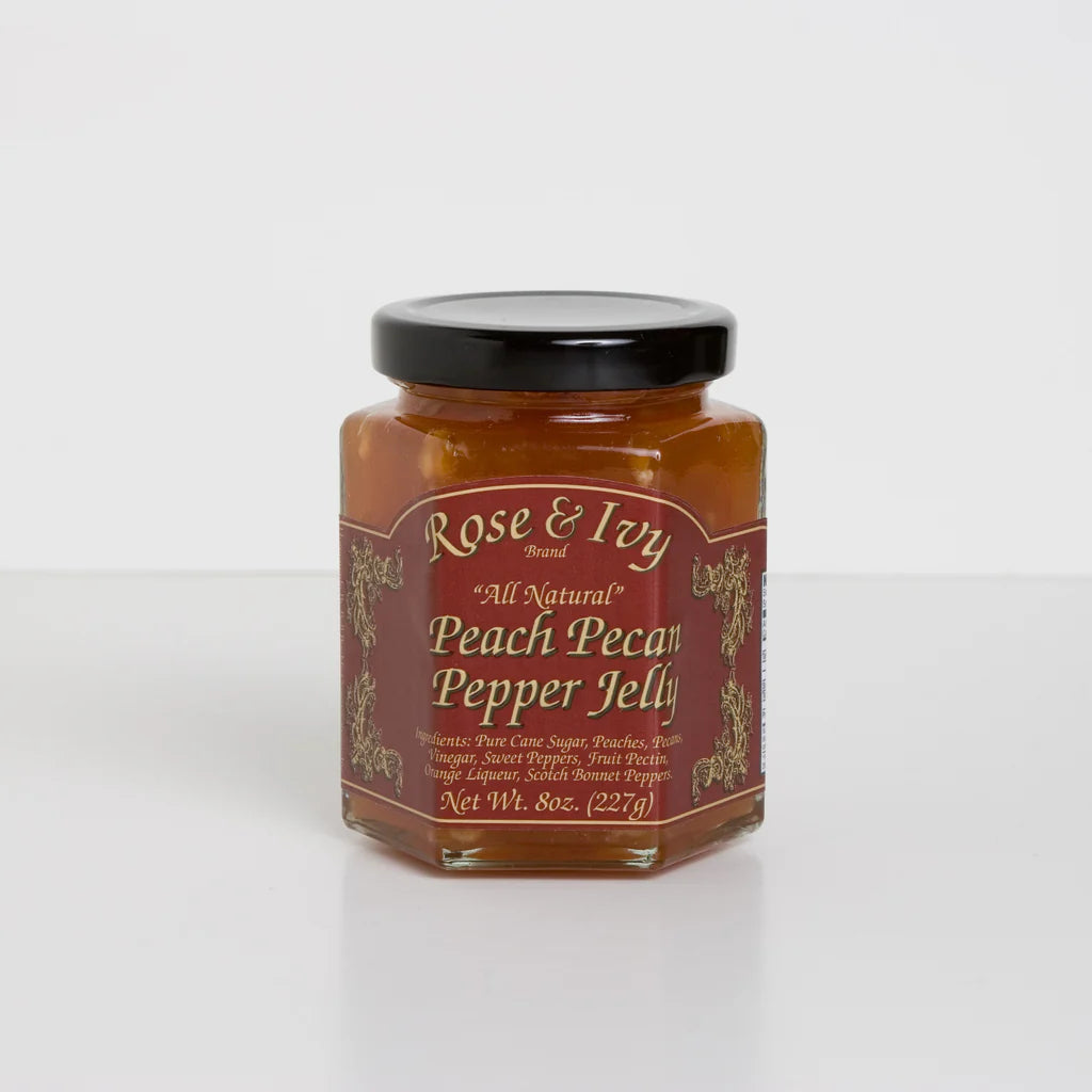 ROSE & IVEY Peach Pecan Pepper Jelly