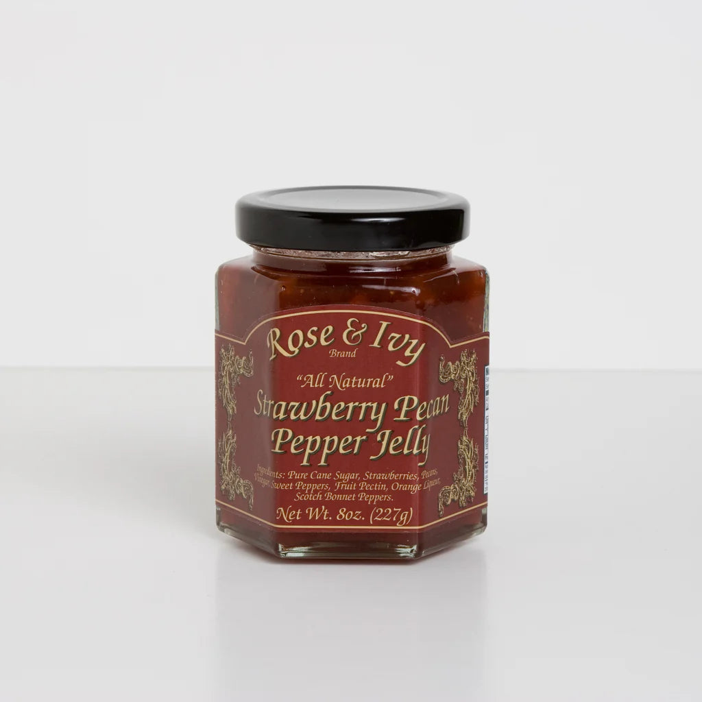 ROSE & IVEY Strawberry Pecan Pepper Jelly
