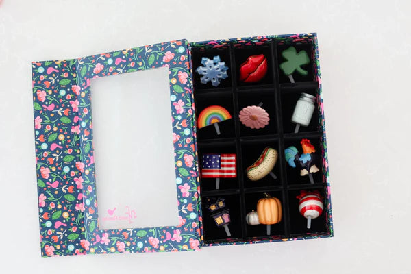 NORA FLEMING Floral Keepsake Box