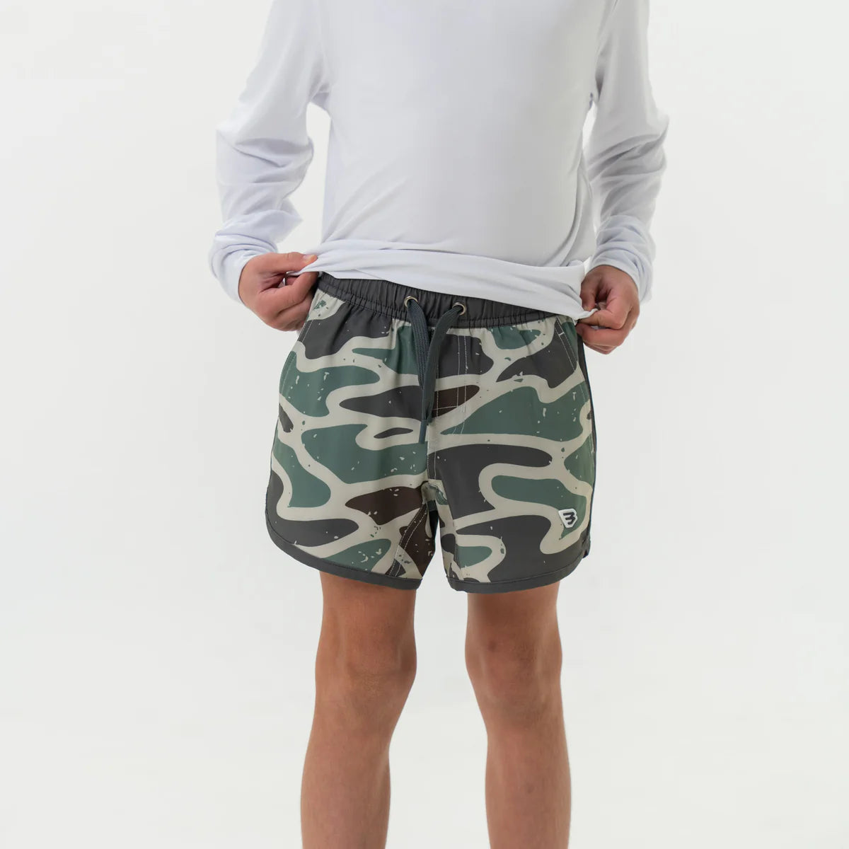 BURLEBO Youth Swim Trunks
