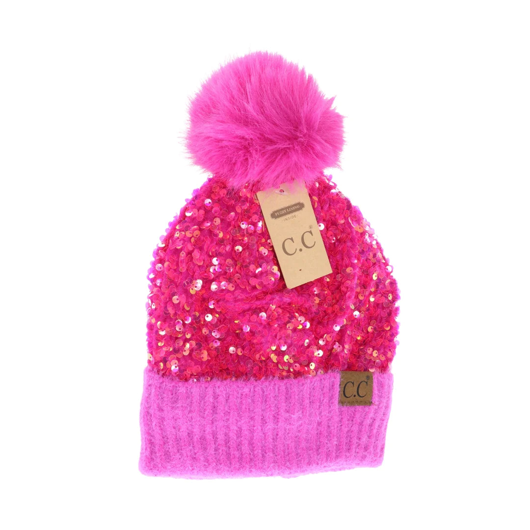 CC Stocking Hats w/ Pom