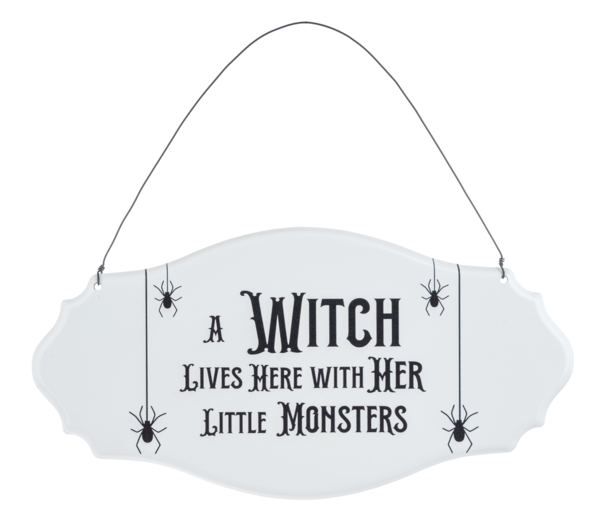 GANZ Witch Wall Sign