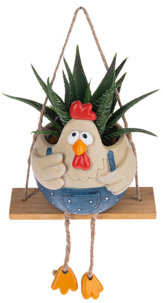 Farm Animal Swinging Planters