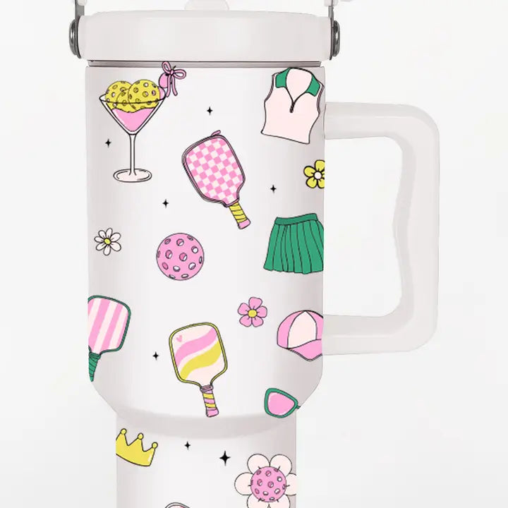 KATYDID Pickleball Tumbler w/ Handle