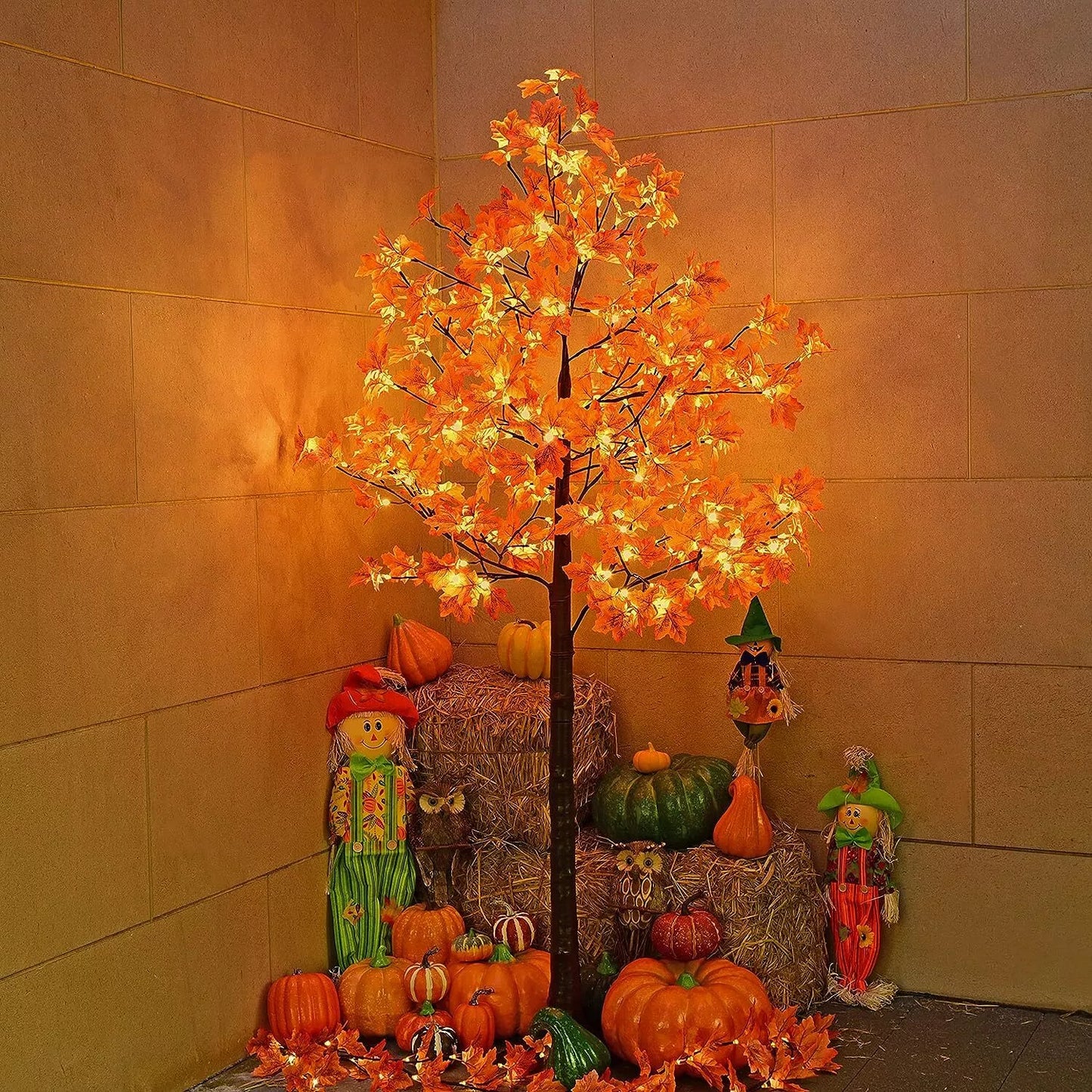 EVERGREEN LED Maple Tree 6"H