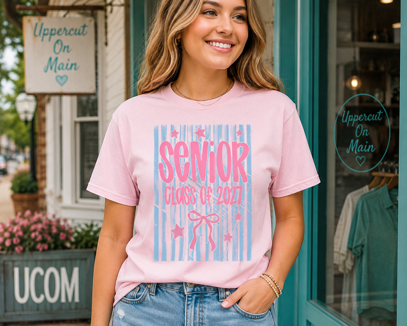 PINK, BLUE STRIPE SENIOR 2027