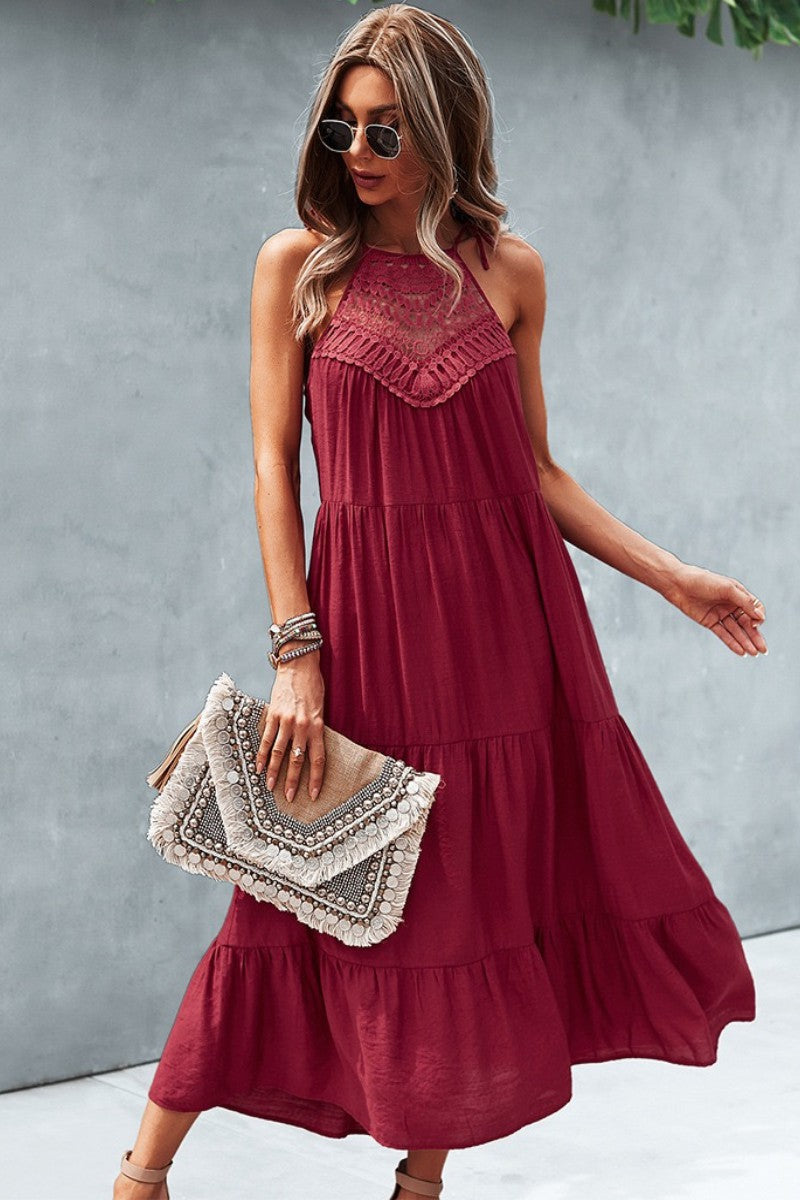Tie Shoulder Dress